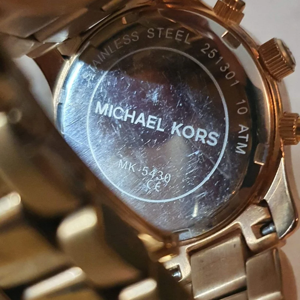 Michael Kors MK5430 Rose Gold Runway Chronograph Women's Watch w/Date